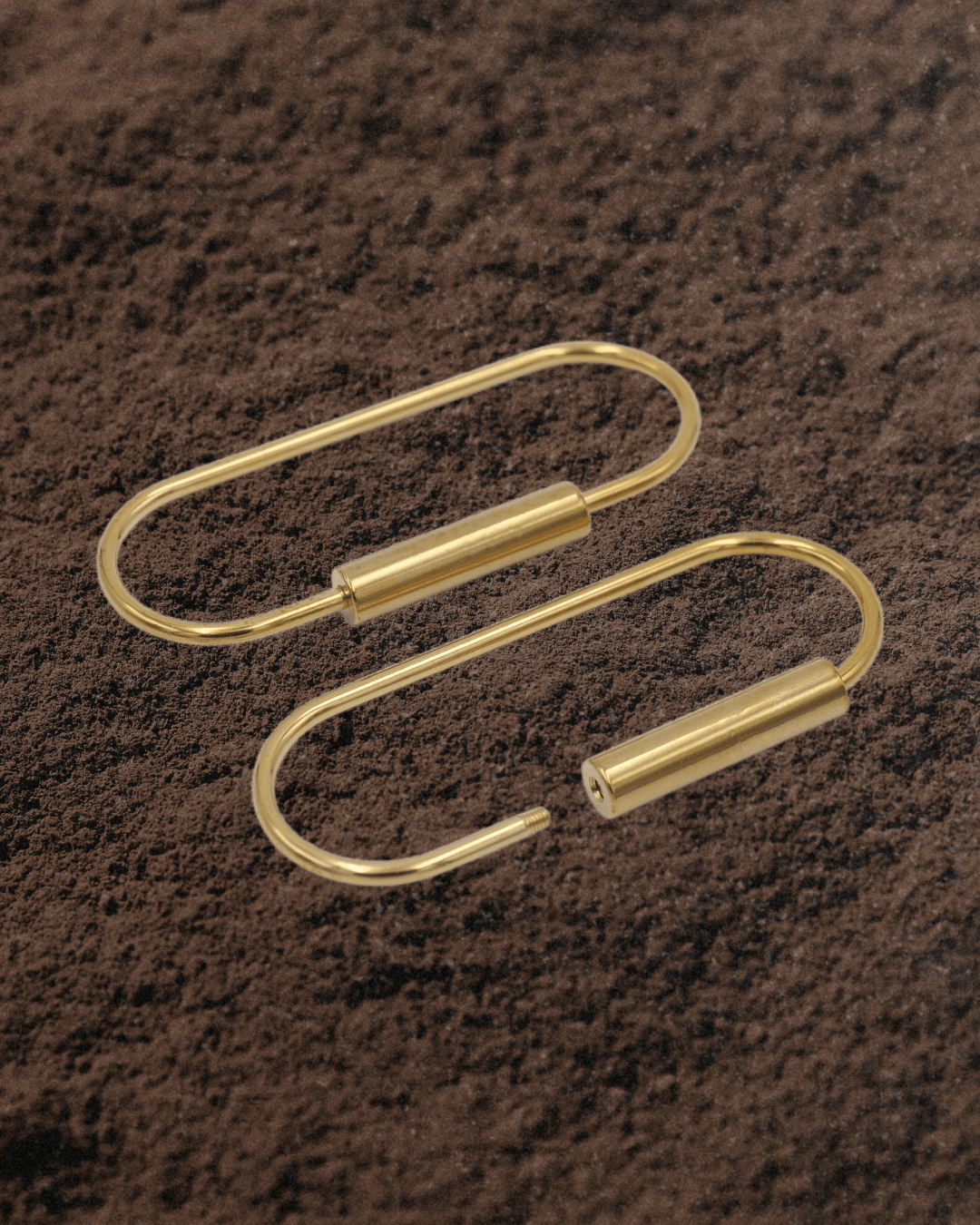 Brass Keyring - Large O Ring