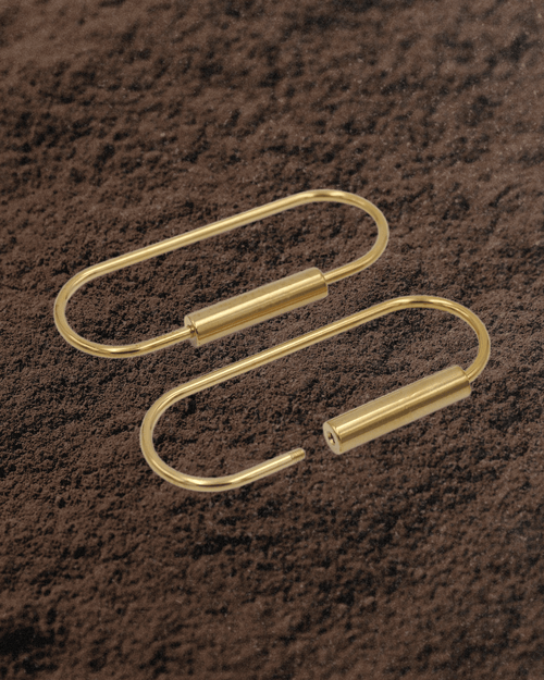 Brass Keyring - Large O Ring