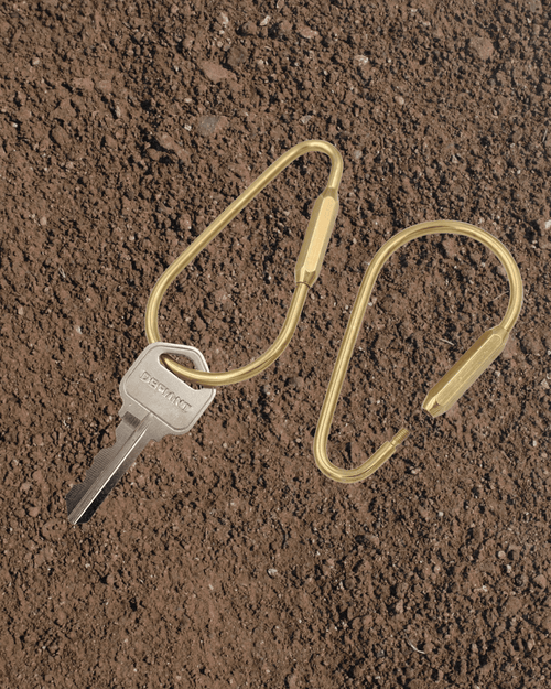Brass Keyring - Cone