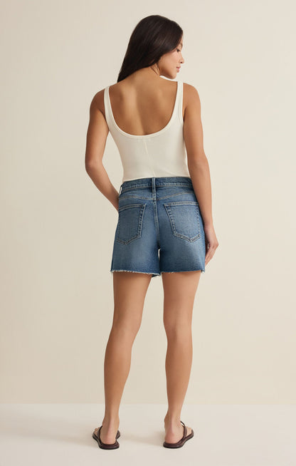Jonah Mid Rise Relaxed Short- Lisbon