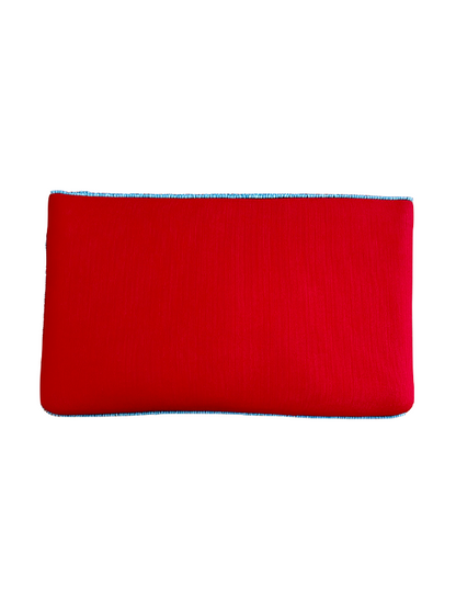 Beaded Clutch Crossbody Bag: Lobster