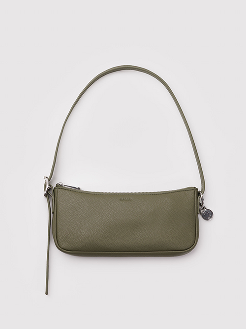 Recycled Leather Pochette: Loden (FINAL SALE)