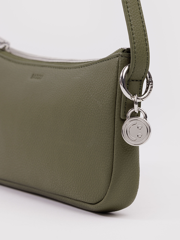 Recycled Leather Pochette: Loden (FINAL SALE)