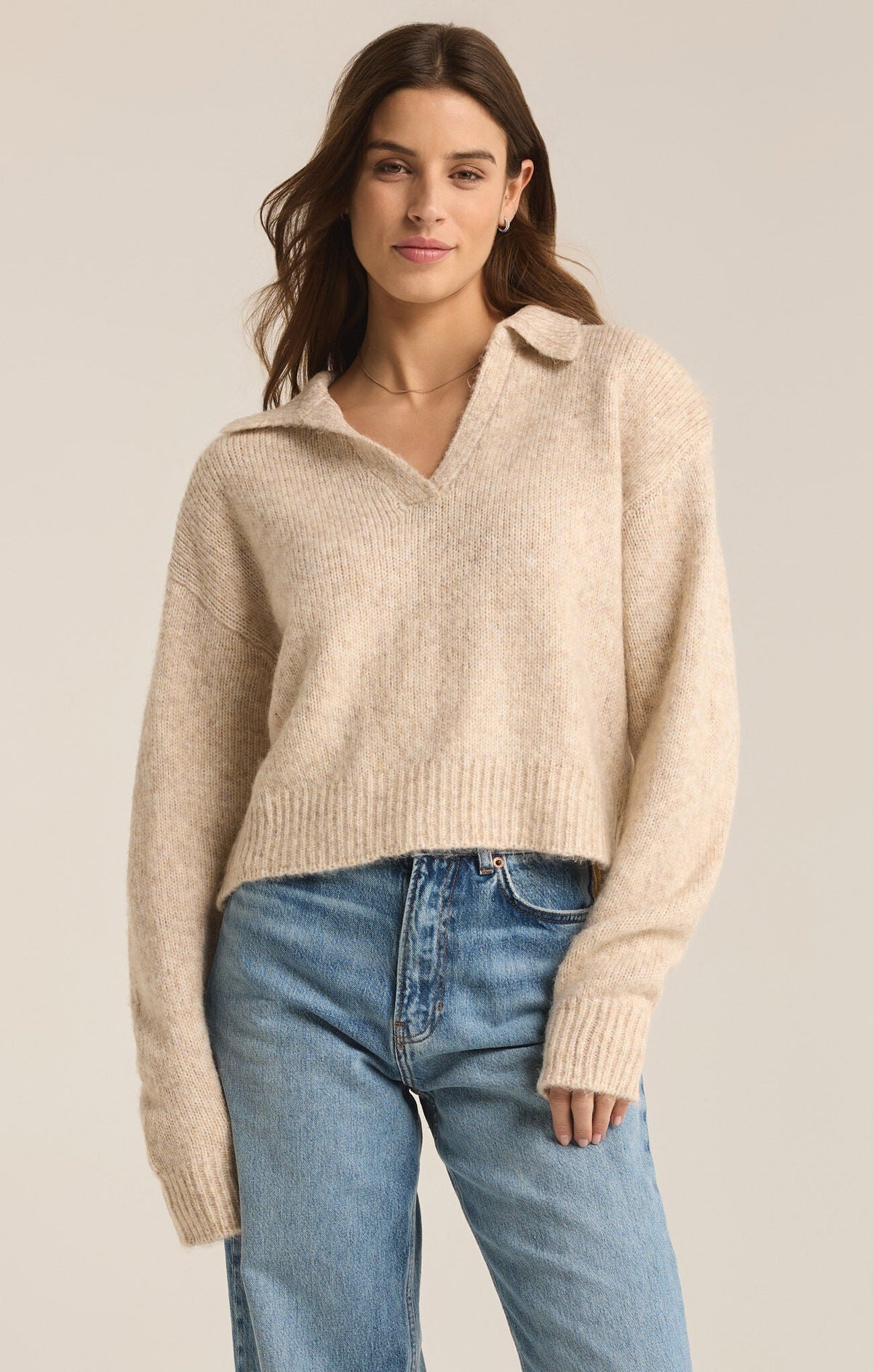 Redford Sweater - Light Oat