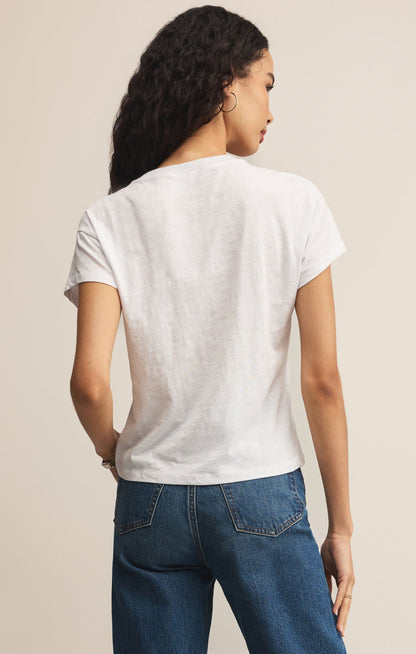 Modern Slub Tee - White