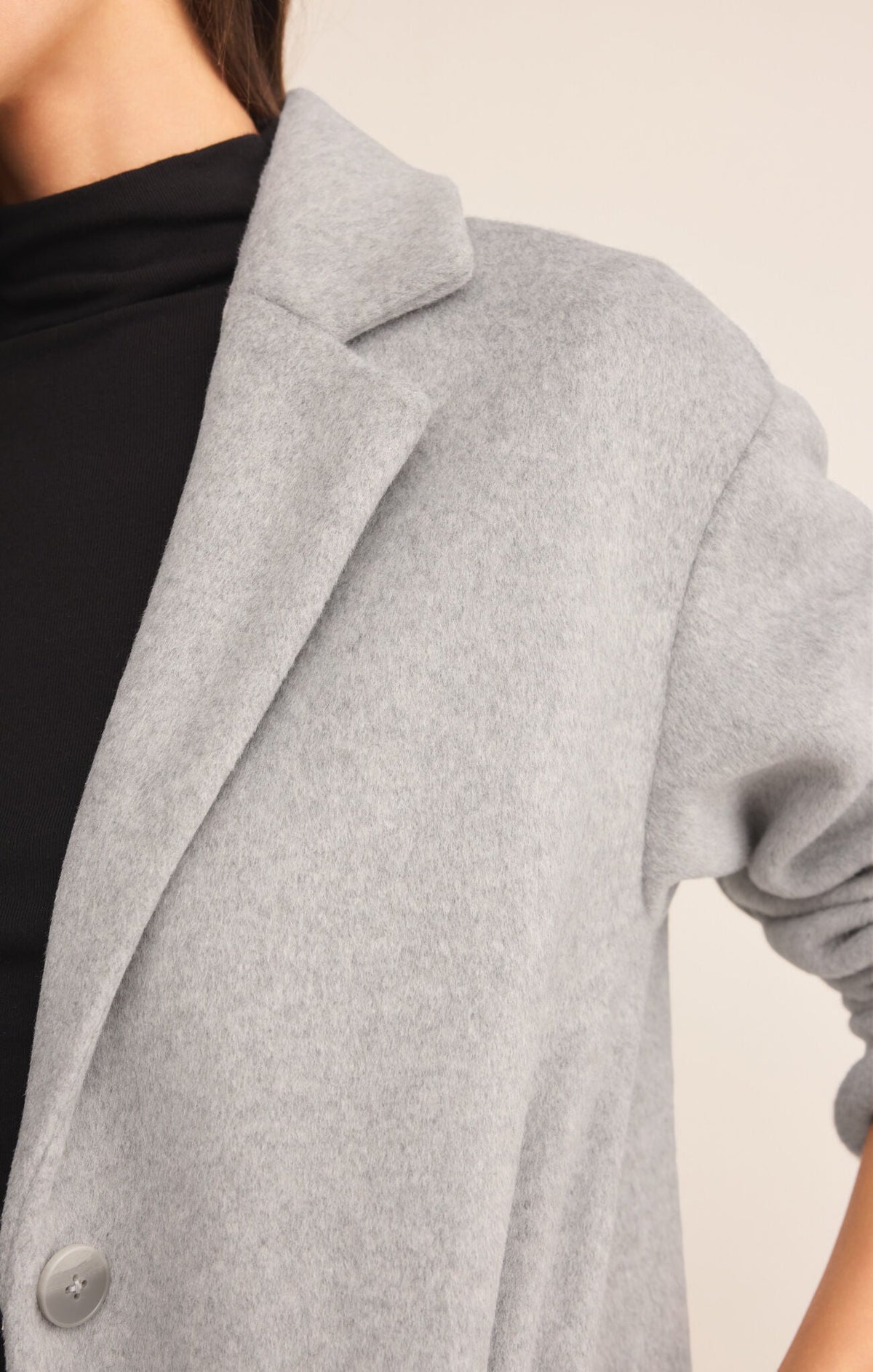 Mason Luxe Coat- Classic Heather Grey