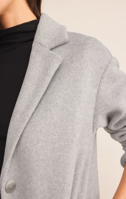Mason Luxe Coat- Classic Heather Grey