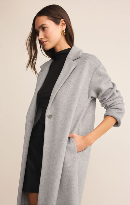 Mason Luxe Coat- Classic Heather Grey