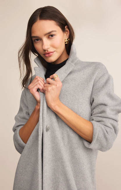 Mason Luxe Coat- Classic Heather Grey