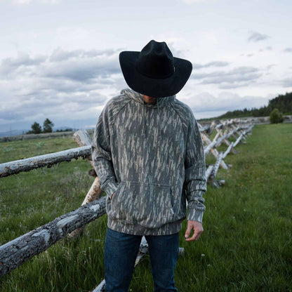 Burlebo: Vintage Washed Hoodie- Midland Camo