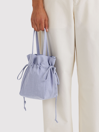 Nylon Drawstring Bag: Mist