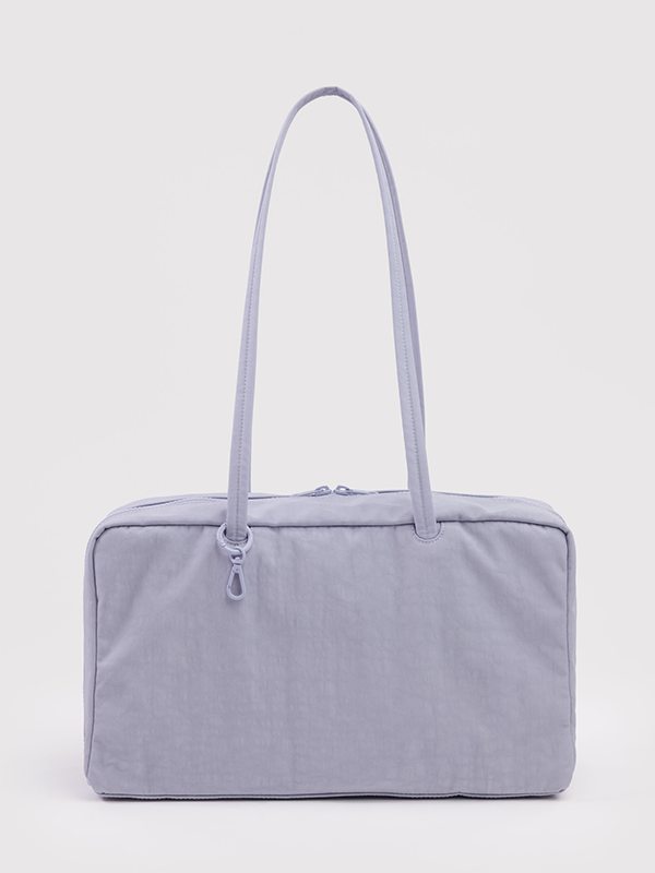 Medium Nylon Bowler Bag: Mist