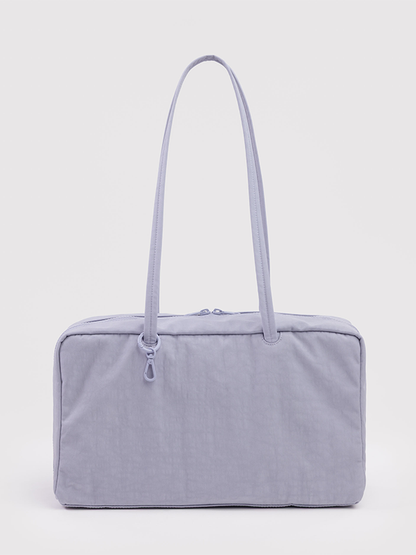 Medium Nylon Bowler Bag: Mist