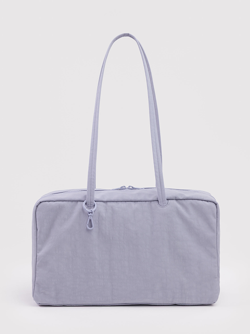 Medium Nylon Bowler Bag: Mist