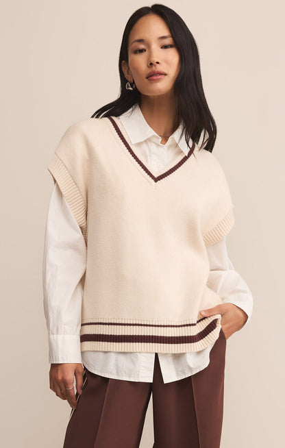 Fletcher Sweater Vest - Crystal