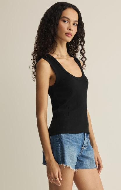 Black Leisurely Tank