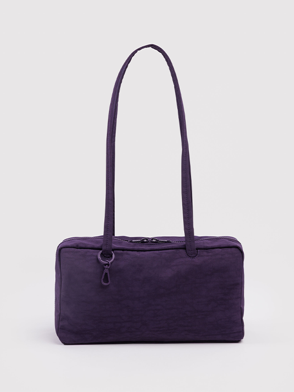 Nylon Bowler Bag: Fig