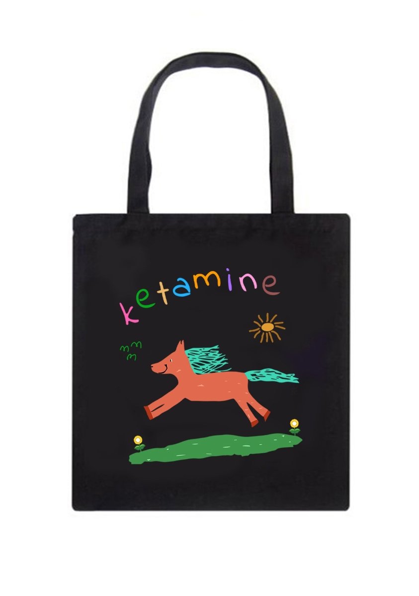 Orange Pony Canvas Tote Bag