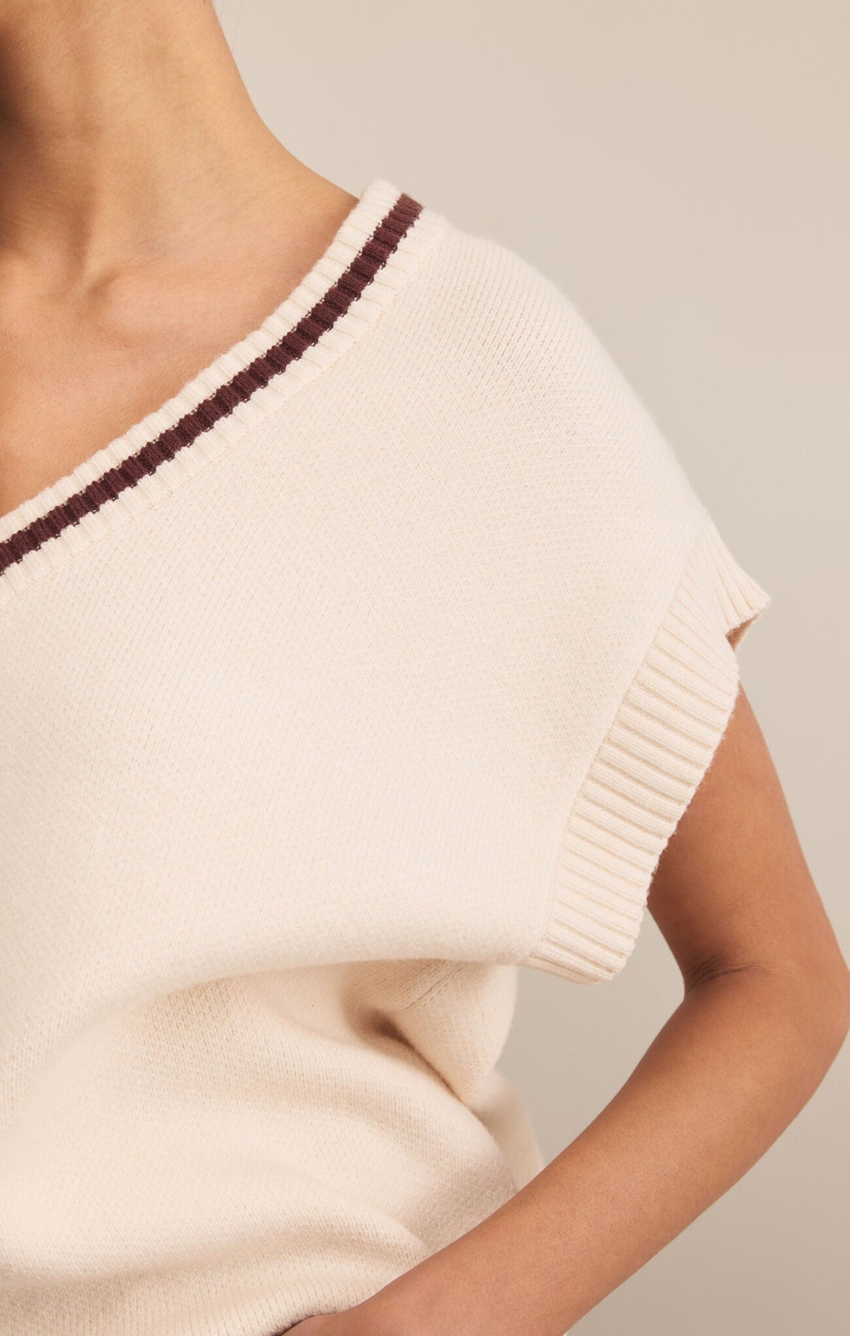 Fletcher Sweater Vest - Crystal