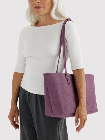 Medium Nylon Reversible Tote: Wild Plum Mix