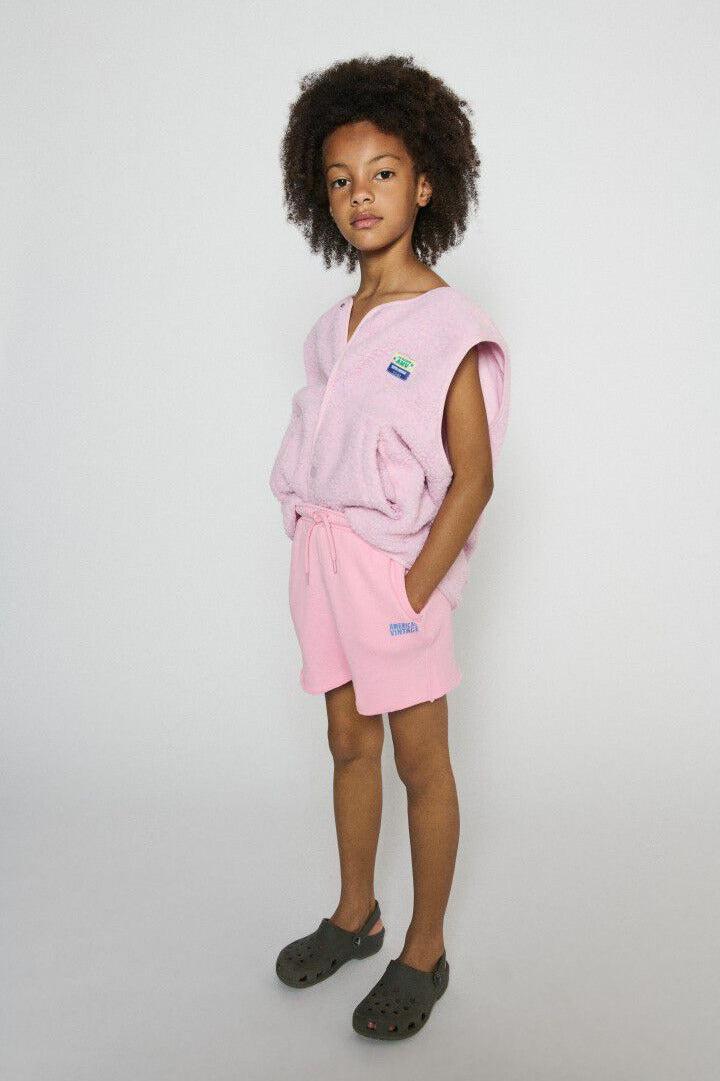 AMERICAN VINTAGE KIDS SHORTS IZUBIRD - VINTAGE PINK