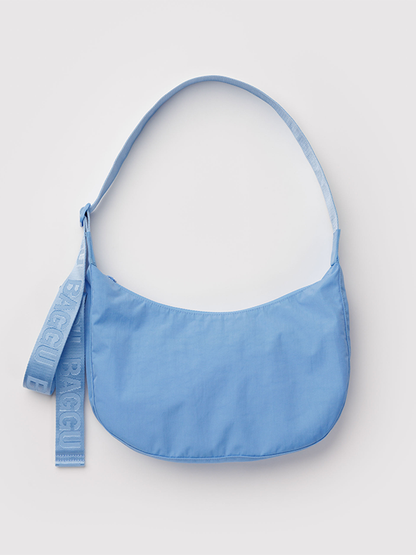 Medium Nylon Crescent Bag: Piscine