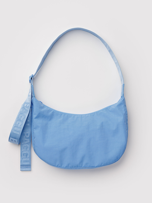 Medium Nylon Crescent Bag: Piscine