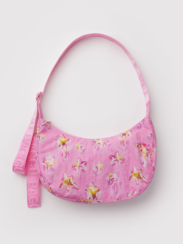Medium Nylon Crescent Bag: Dancing Star