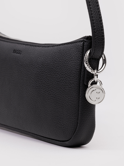 Recycled Leather Pochette: Black (FINAL SALE)