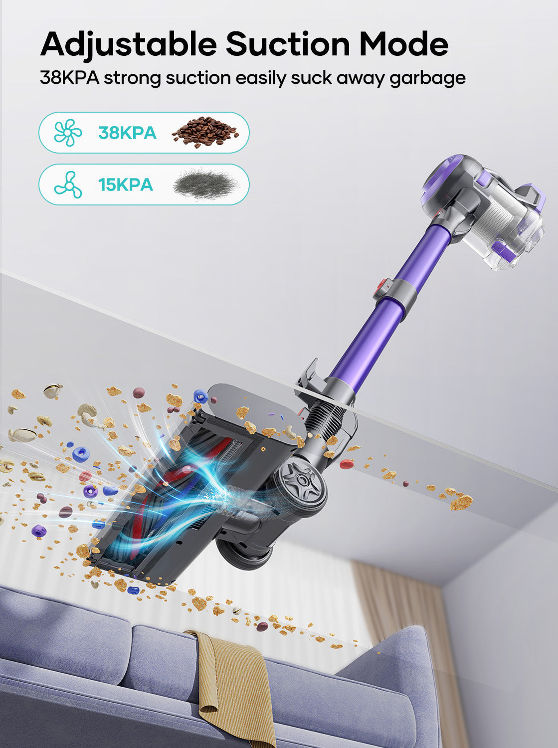 Honiture Y10 Cordless Stick Vacuum