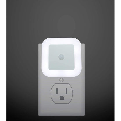 Hakol LED Night Light Lamp with Smart Sensor Dusk to Dawn Sensor, Daylight White, 0.5W Plug-in, 6-Pack