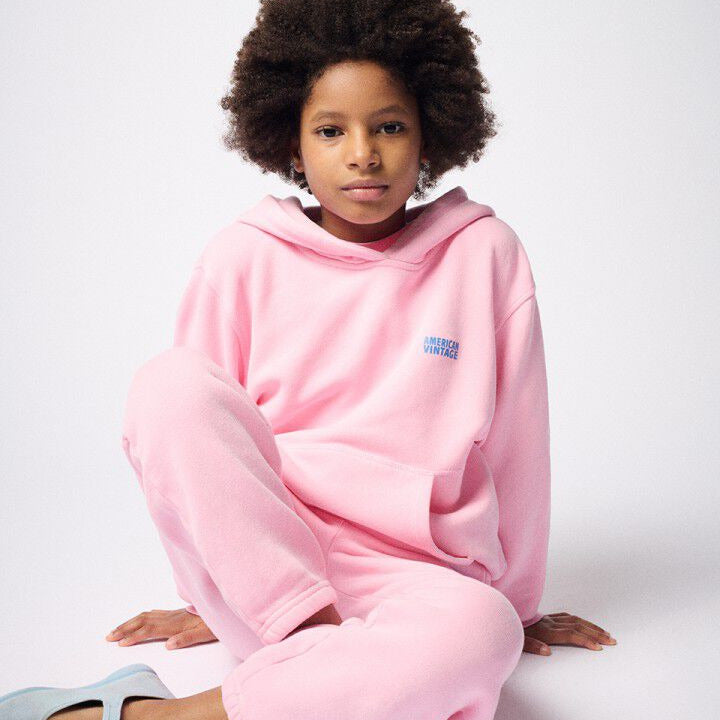 AMERICAN VINTAGE IZUBIRD HOODIE - VINTAGE COTTON CANDY