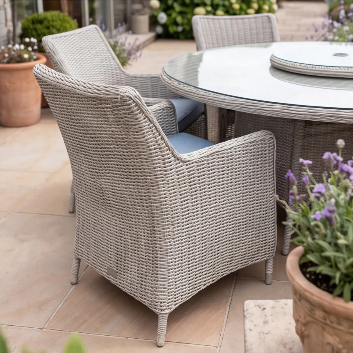 Dunmore 6 Seater Rattan Dining Set
