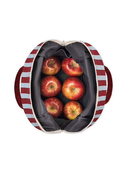 Zipper Lunch: Awning Stripe Chili Pepper