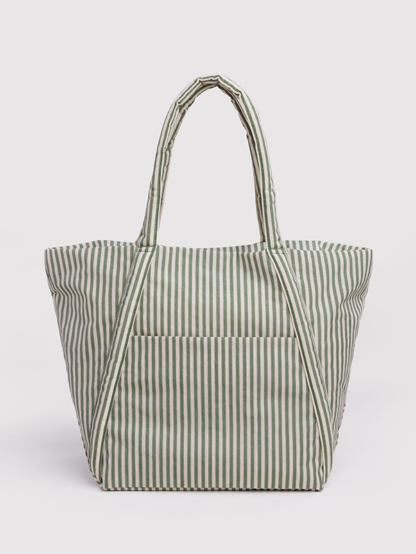 Cloud Bag: Sage Stripe