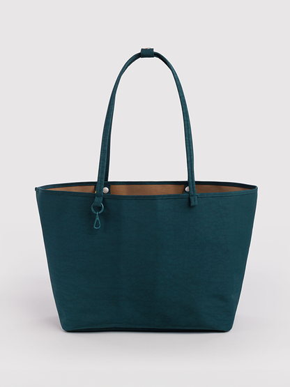 Large Nylon Reversible Tote: Deep Sea Mix