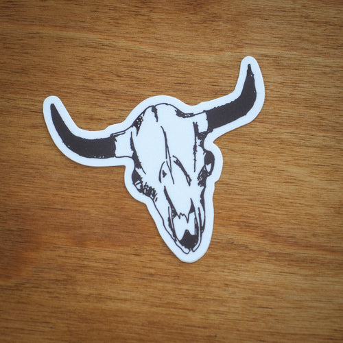 "Bison Skull" Sticker