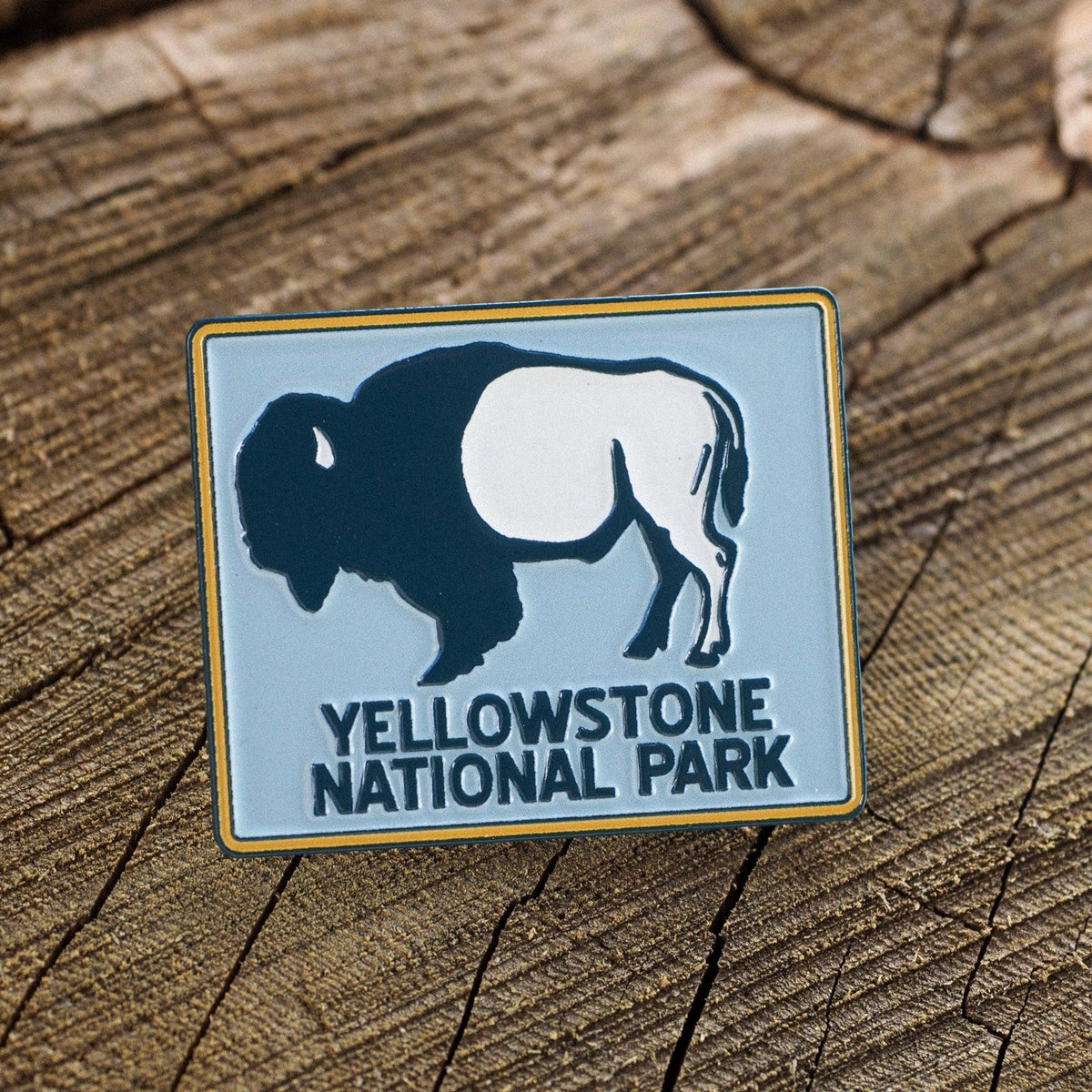 "Yellowstone Bison" Pin