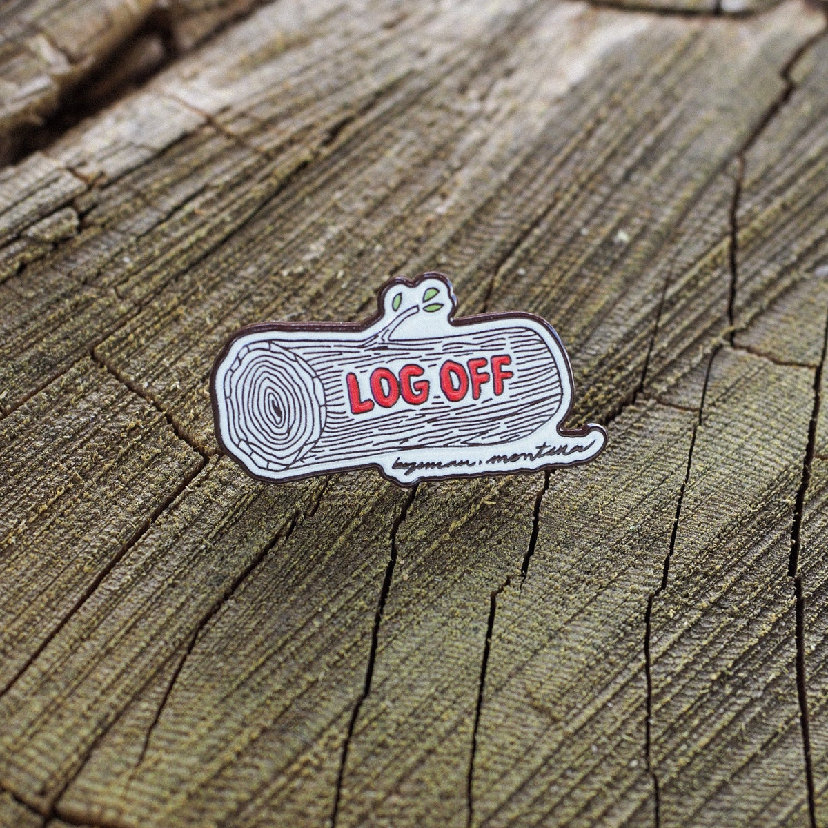 "Log Off" Pin