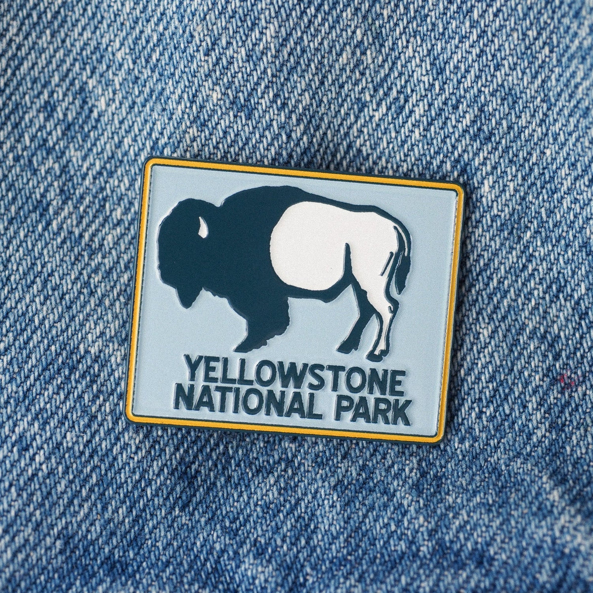 "Yellowstone Bison" Pin