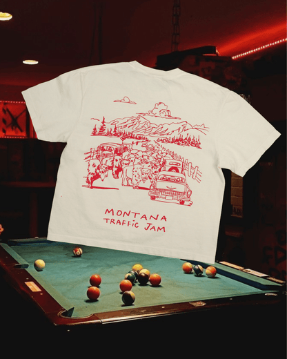 "Montana Traffic Jam" Crop Tee