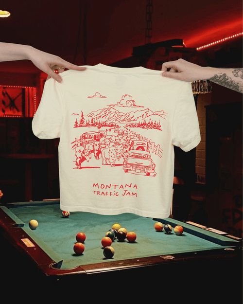 "Montana Traffic Jam" Crop Tee