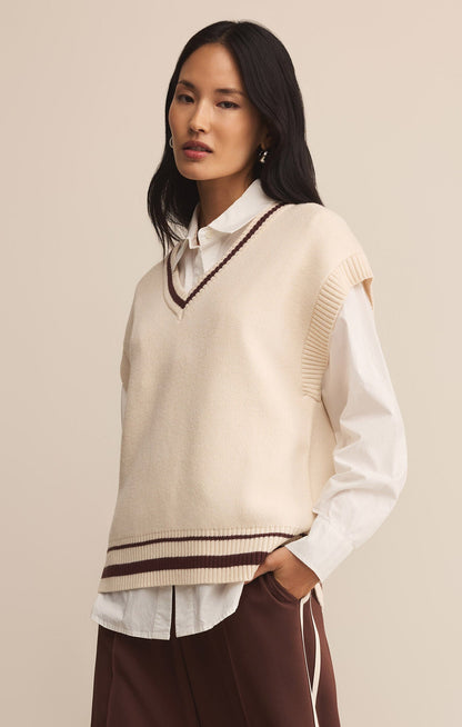 Fletcher Sweater Vest - Crystal