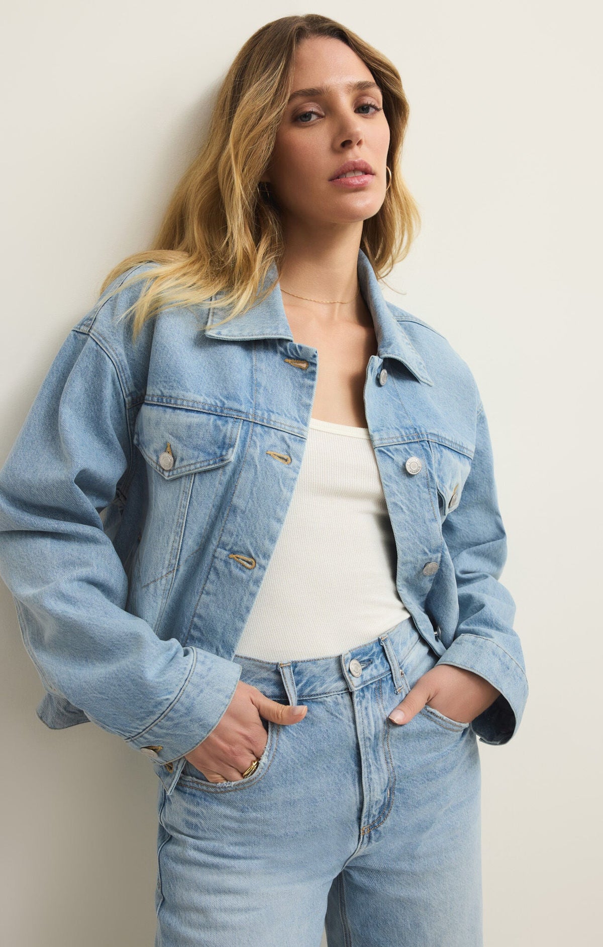 Dani Trucker Jacket - Cove