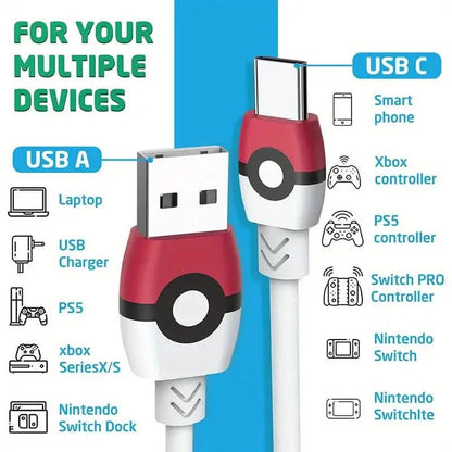 USB C Charging Cable For Nintendo Switch