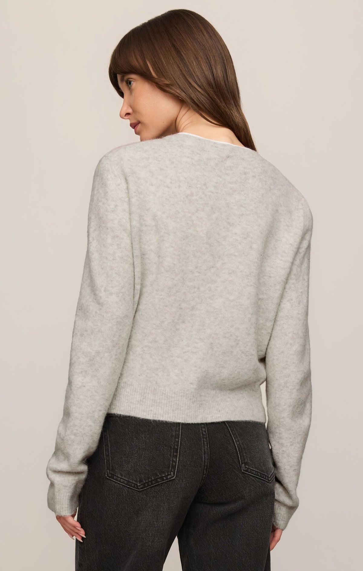Medina Cardigan - Feather Grey