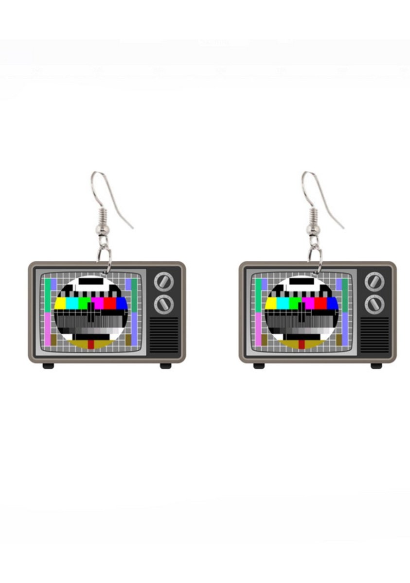 Vintage Television Earrings