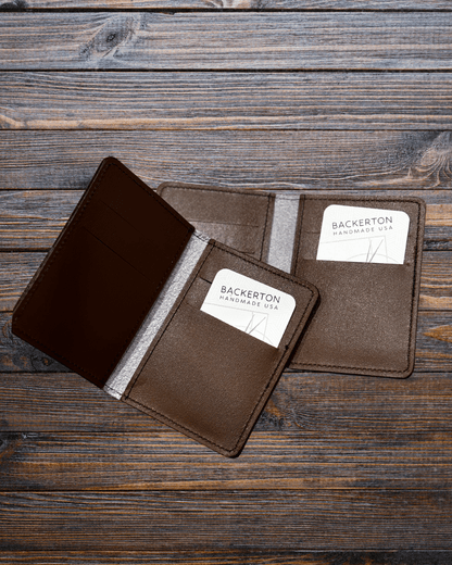 Leather Cardholder Wallet - Fox