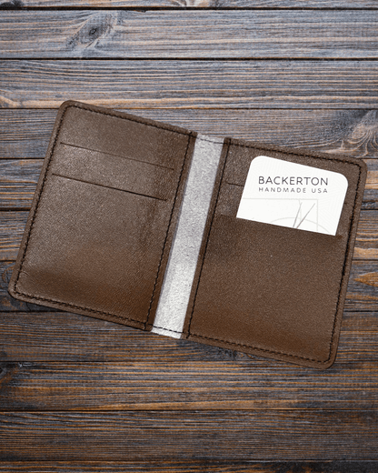Leather Cardholder Wallet - Fox