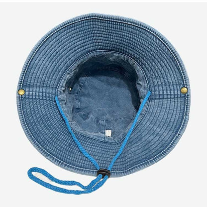 Western Cowboy Stars Vintage Denim Hat